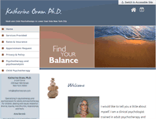 Tablet Screenshot of katherineoram.com